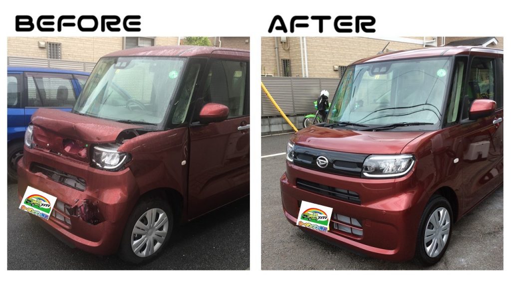 タント|車両保険修理|所沢市のお客様